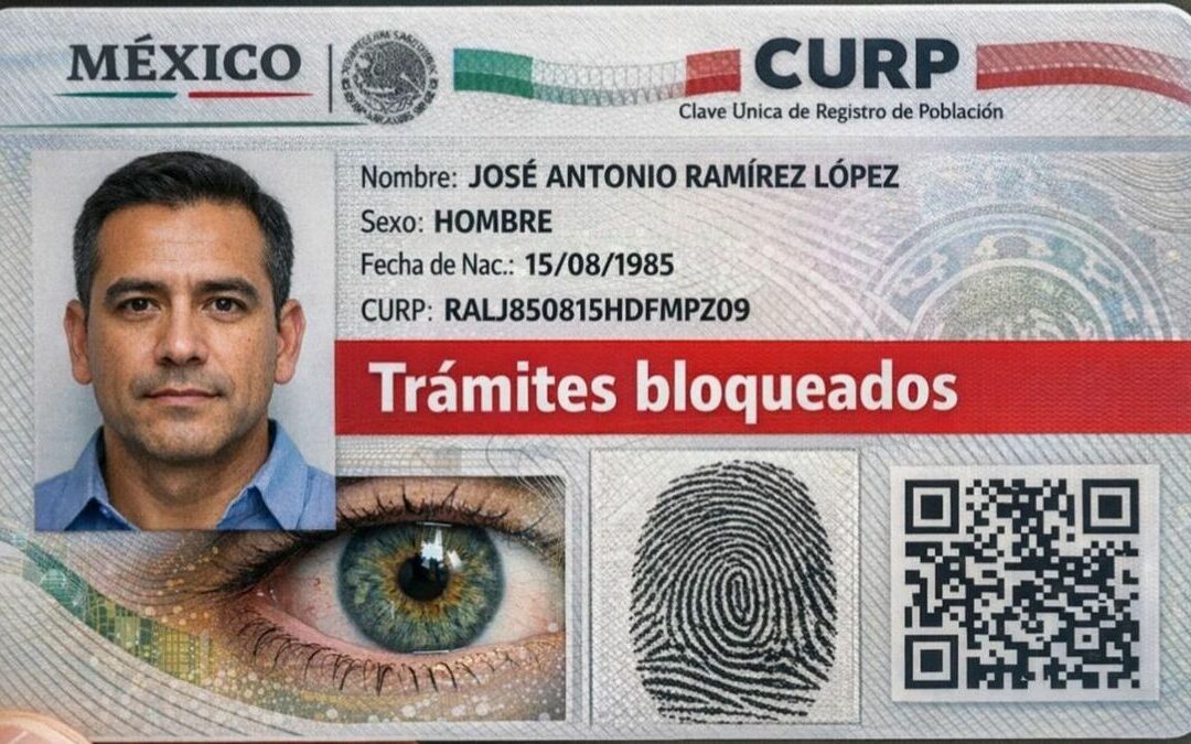 Impacto de la CURP Biométrica: Trámites que Pueden Bloquearse en 2026