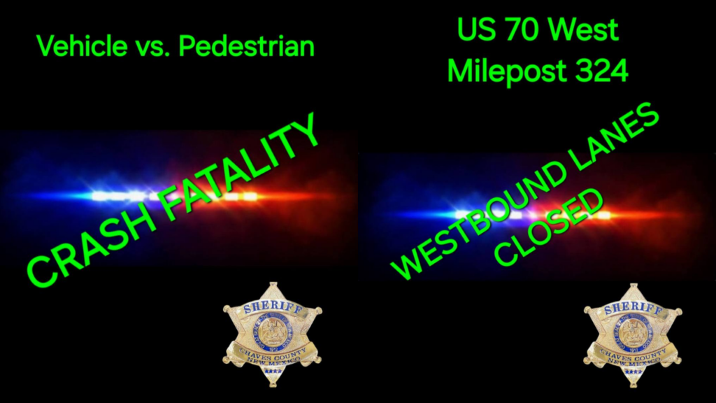 Accidente Mortal Entre Vehículo Y Peatón Cierra Carriles De Us 70 En El Condado De Chaves - Noticias Notivalle Accidente Mortal Entre Vehículo Y Peatón Cierra Carriles De Us 70 En El Condado De Chaves