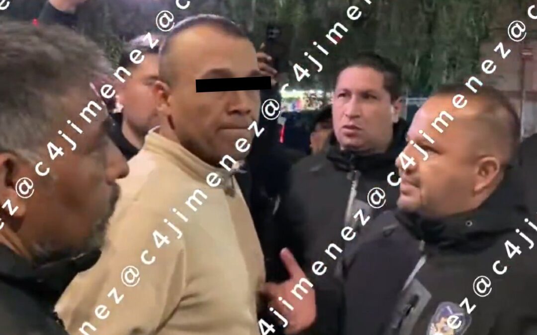 Detención de El Cariguante, allegado de Sandra Cuevas, tras su salida del Reclusorio Norte