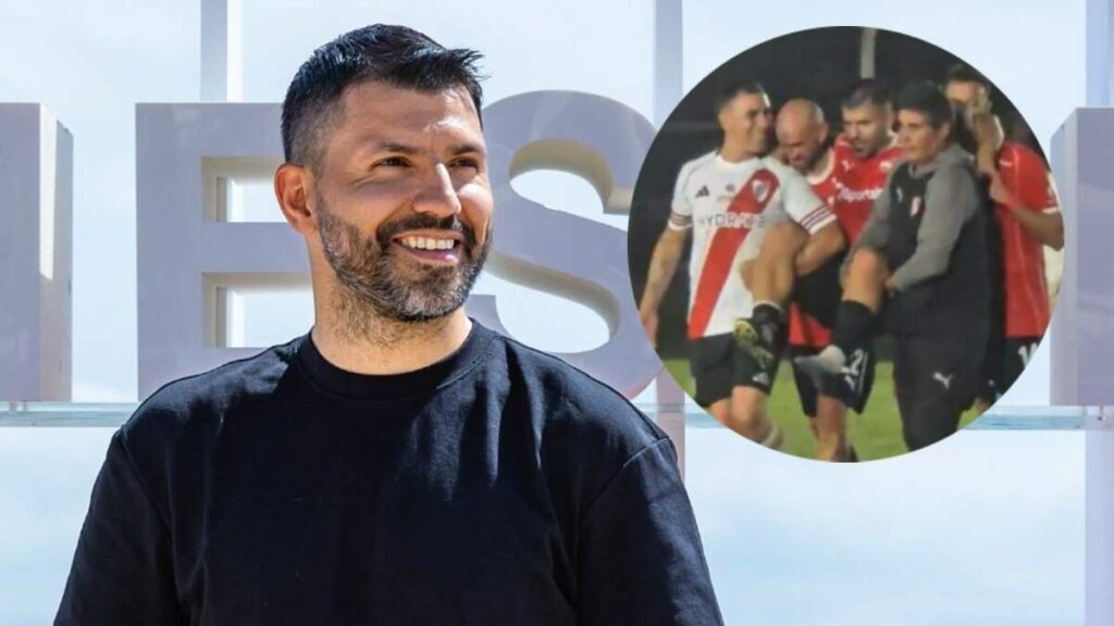 Kun Agüero Sufre Una Lesión Significativa En Partido De Veteranos