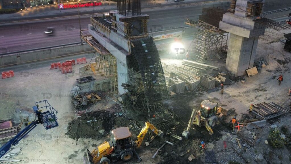 Colapso De La Estructura De La Línea 4 Del Metro En Monterrey: Cuatro Lesionados En El Accidente - Noticias Notivalle Colapso De La Estructura De La Línea 4 Del Metro En Monterrey: Cuatro Lesionados En El Accidente