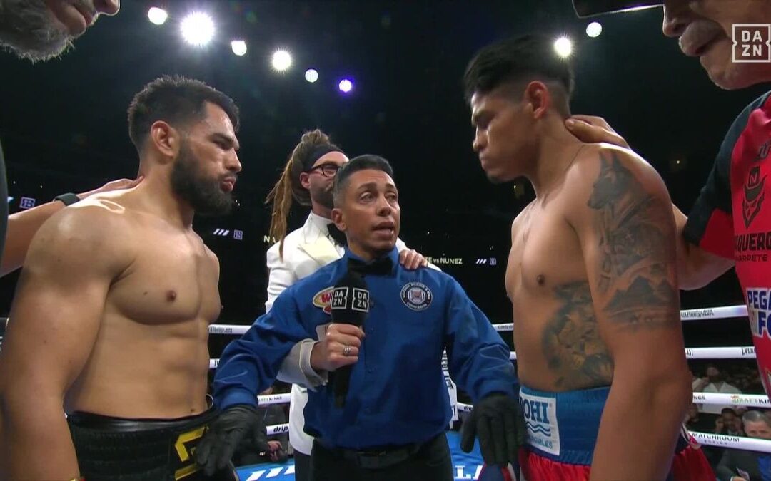 Vaquero Navarrete Derrota a Sugar Núñez y se Coronó Campeón Unificado en Superpluma