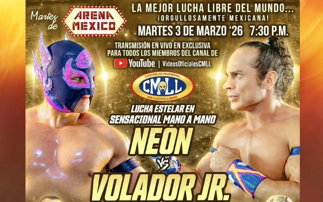 CMLL: Cartelera de Funciones Espectaculares para la Primera Semana de Marzo