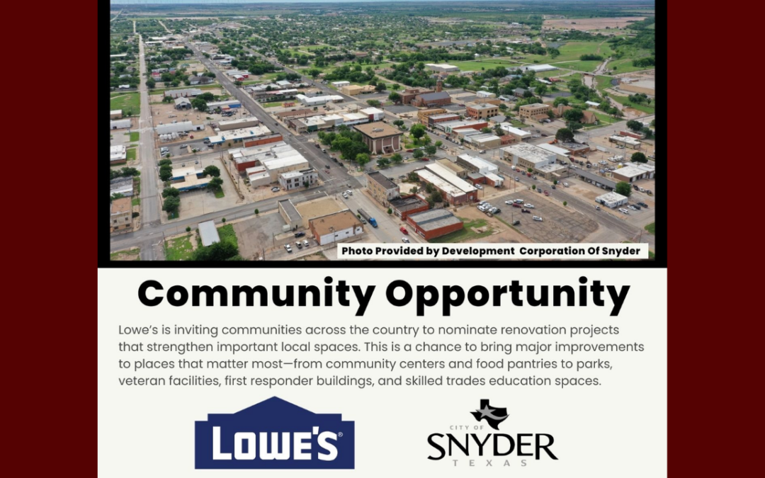 Lowe’s Anuncia Subvenciones para Proyectos Comunitarios en Snyder y Alrededores