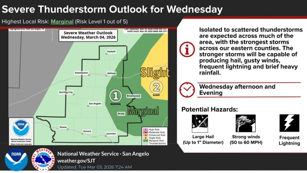 Advertencia De Tormentas Severas En El Oeste Central De Texas Por El Servicio Meteorológico Nacional - Noticias Notivalle Advertencia De Tormentas Severas En El Oeste Central De Texas Por El Servicio Meteorológico Nacional