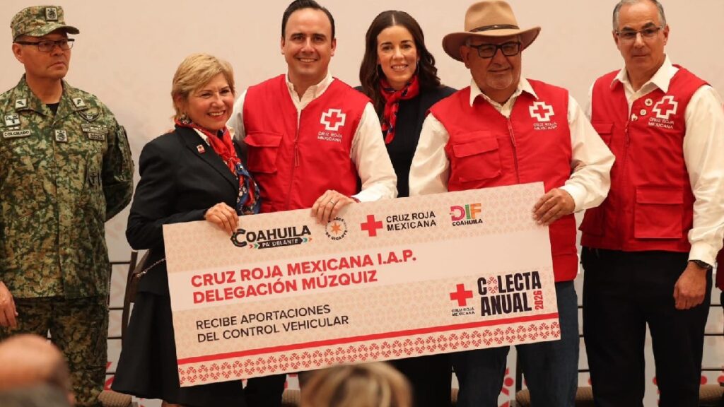 Colecta Anual De La Cruz Roja En Coahuila: Manolo Jiménez Lanza El Llamado A La Solidaridad
