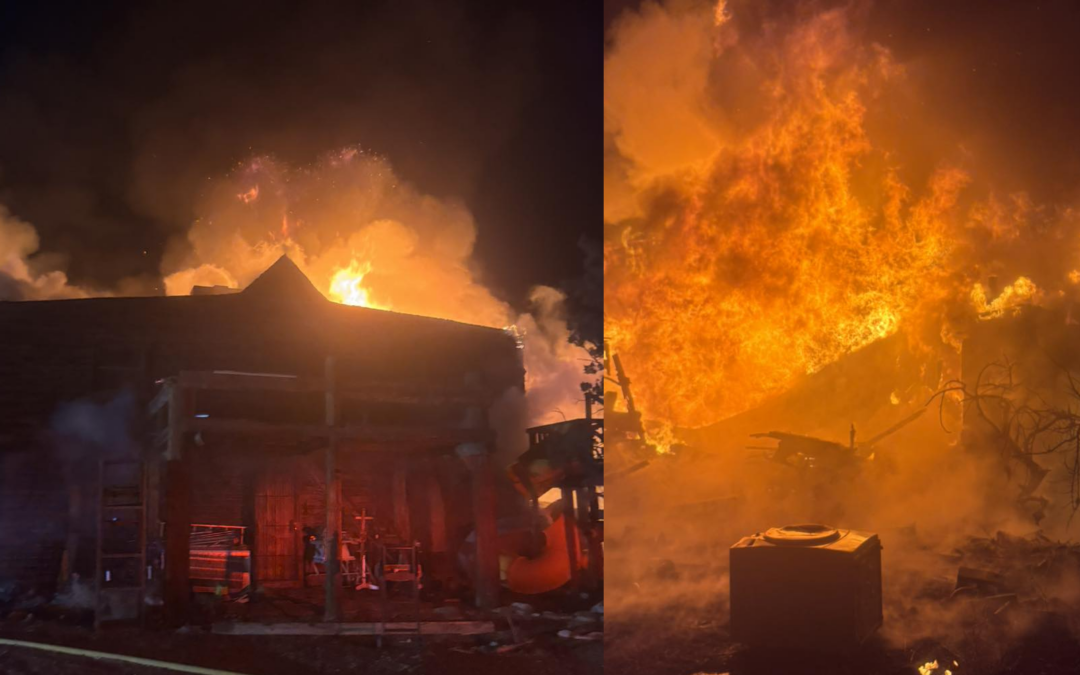 VCFD Controla Incendio Estructural en Meadowlake Road, Valencia