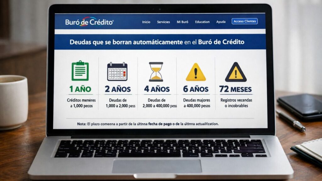 Buró De Crédito 2026: Conoce Las Deudas Que Se Borrarán Automáticamente - Noticias Notivalle Buró De Crédito 2026: Conoce Las Deudas Que Se Borrarán Automáticamente