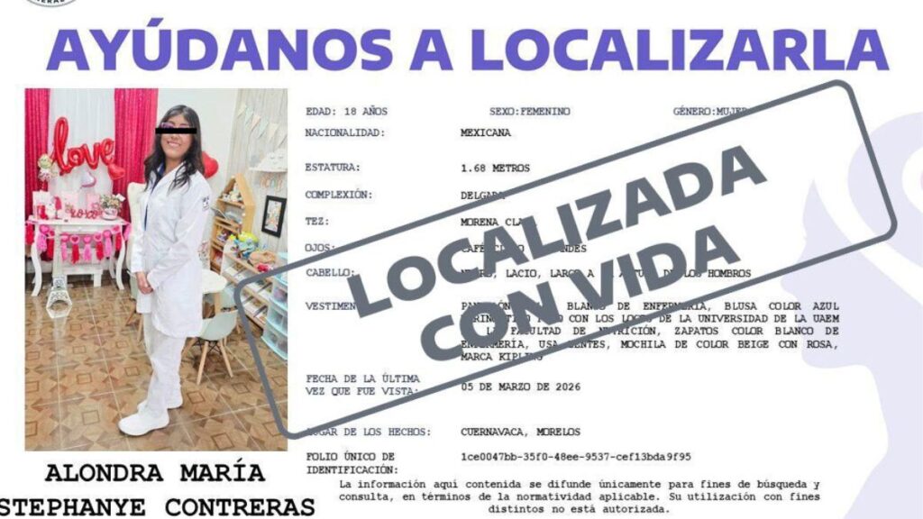 Alondra Uaem: Encuentran Con Vida A La Estudiante Desaparecida