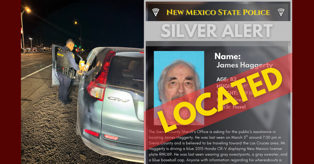 Hombre Desaparecido En Nuevo México Localizado Sano Y Salvo En El Paso