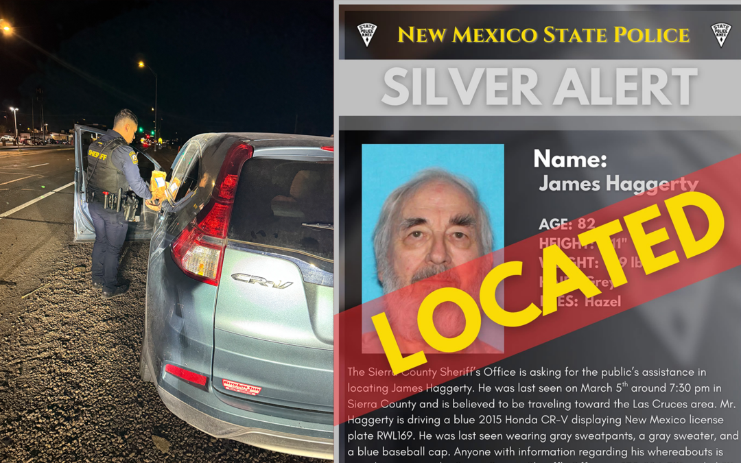 Hombre Desaparecido en Nuevo México Localizado Sano y Salvo en El Paso