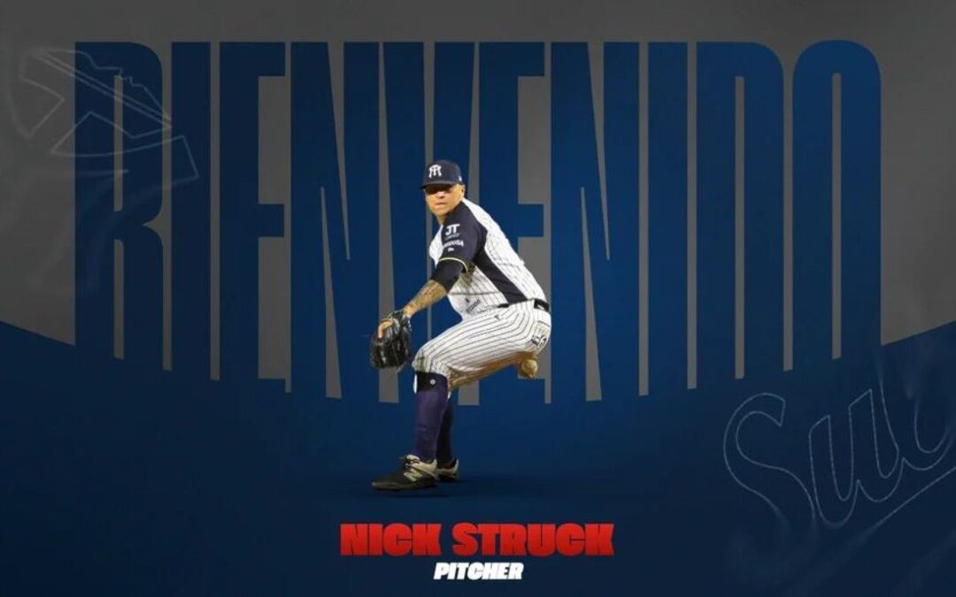 Sultanes de Monterrey Anuncia el Regreso del Relevista Nick Struck en un Gran Movimiento