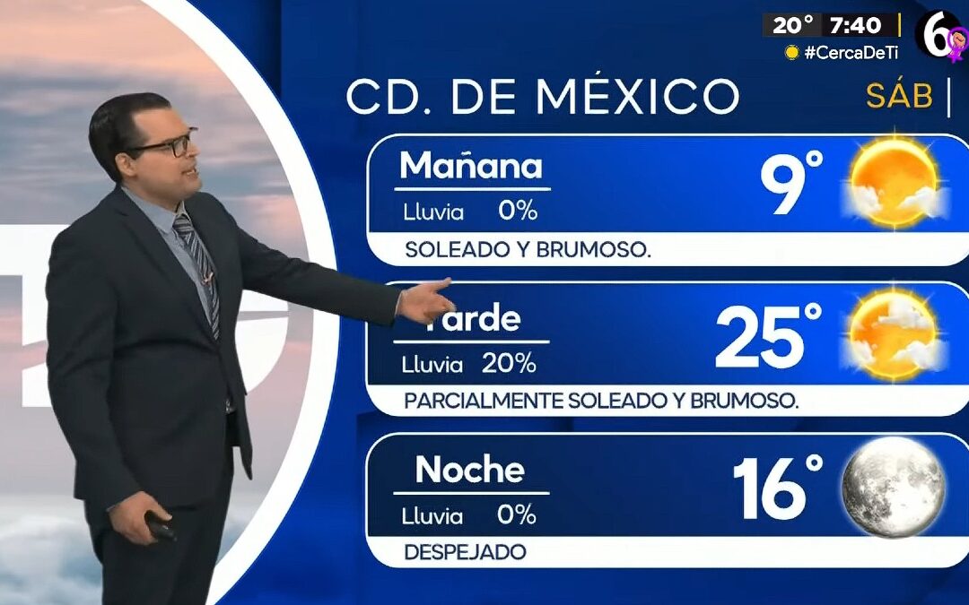 Clima CdMx hoy: Conoce la temperatura mínima del 7 de marzo
