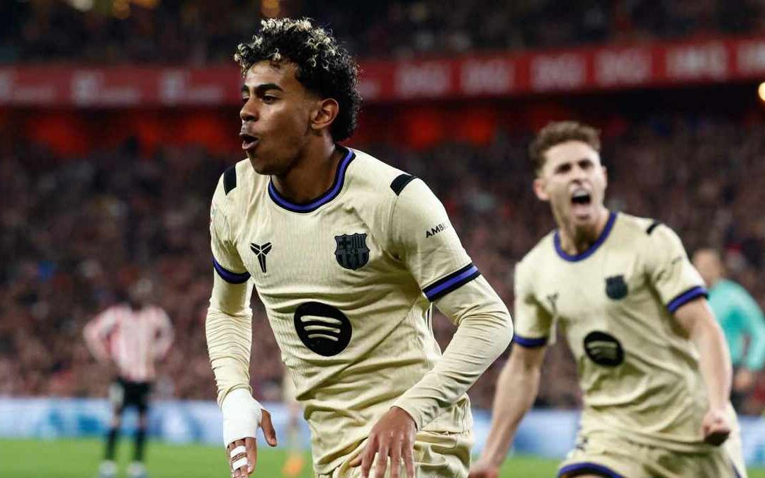 El Barcelona Refuerza su Liderato en LaLiga con un Golazo de Lamine Yamal ante el Athletic Club