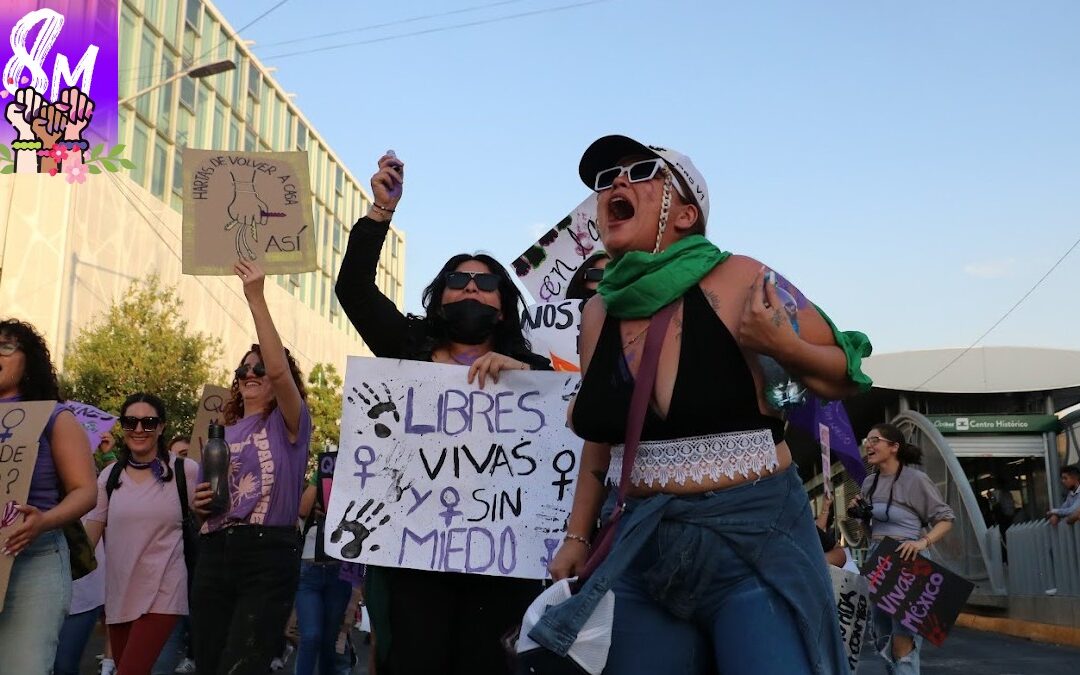 Marcha del 8M en León: Siguiendo la Lucha por la Igualdad de Género en Vivo