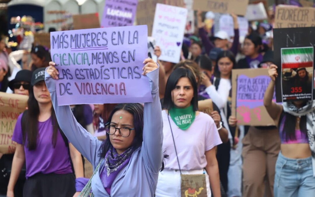 Marcha 8M en Puebla: Lucha por los derechos de las mujeres y contra la violencia de género