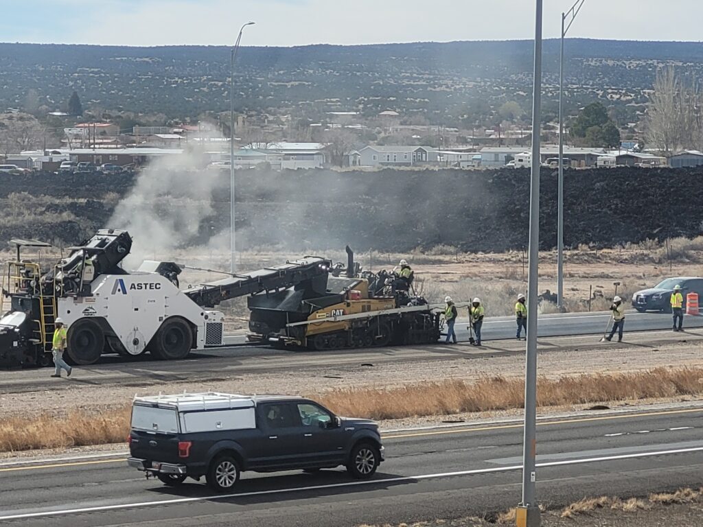 Rehabilitación De Asfalto En La I-40 En Grants: Inician Los Trabajos Del Nmdot