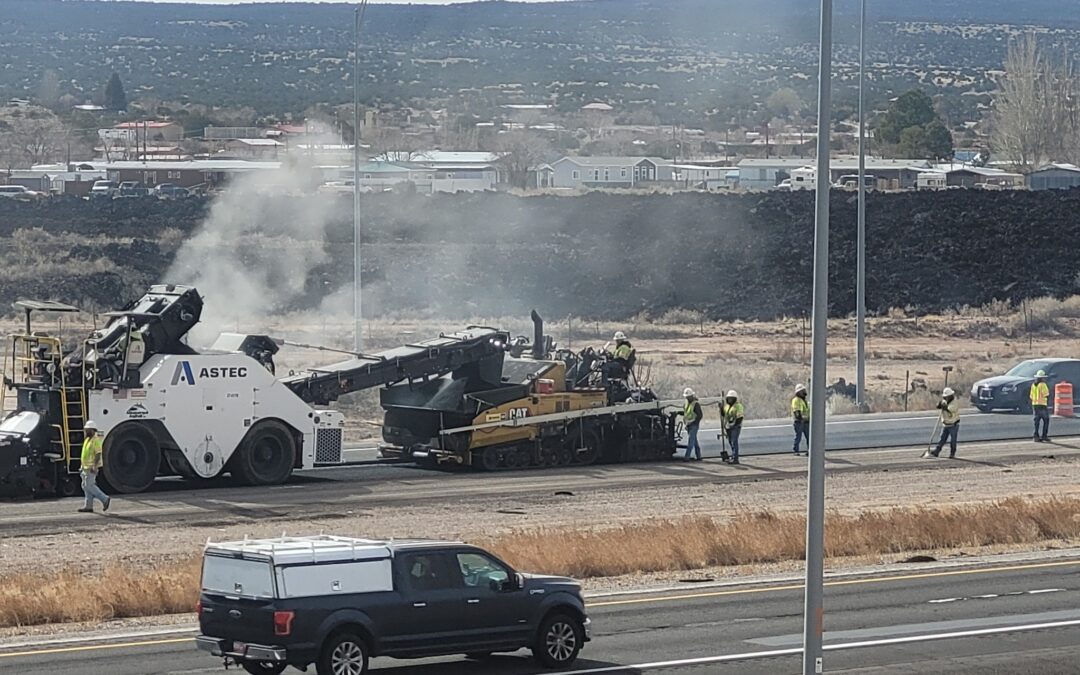 Rehabilitación de Asfalto en la I-40 en Grants: Inician los Trabajos del NMDOT