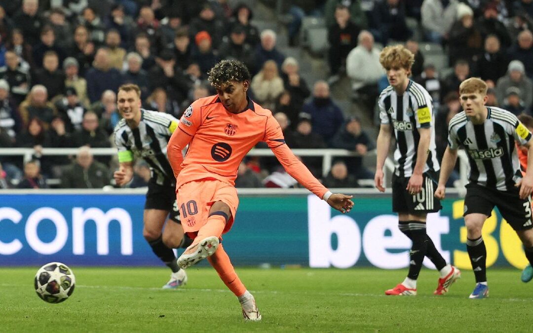 Lamine Yamal Rescata al Barcelona en el Último Minuto ante Newcastle en Champions League
