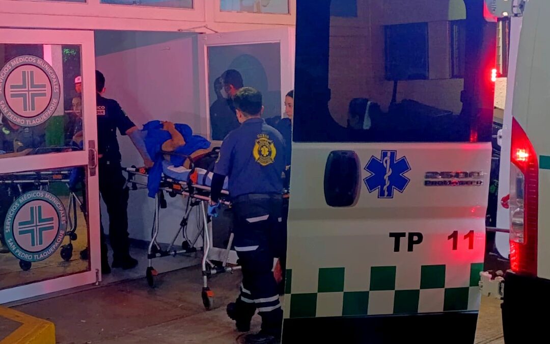 Tlaquepaque: Joven de 18 años herido en ataque a balazos desde una moto