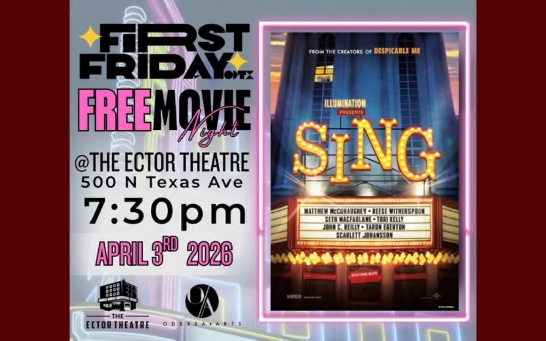 Cine Gratis en Odessa: Disfruta de ‘Sing’ en el Teatro Ector