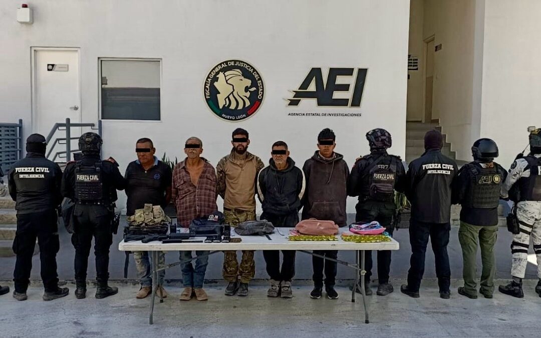 Enfrentamientos en Lampazos y Montemorelos, Nuevo León: 10 Detenidos y Armas Aseguradas