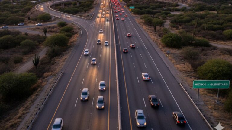 Actualización sobre la Autopista México-Querétaro: Noticias viales y cierres en tiempo real