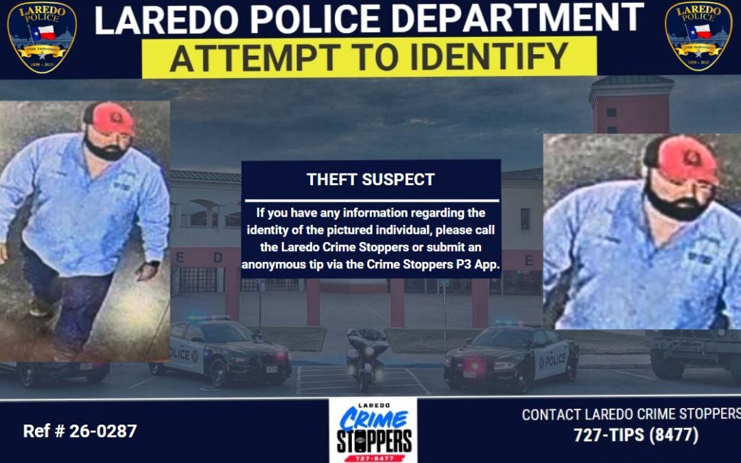 Policía de Laredo Busca Identificar a Sospechoso de Robo en Internacional Boulevard