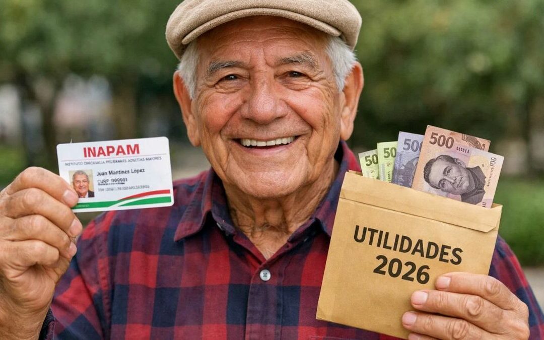Adultos Mayores: Recibirán Pago de Utilidades con Credencial INAPAM en 2026