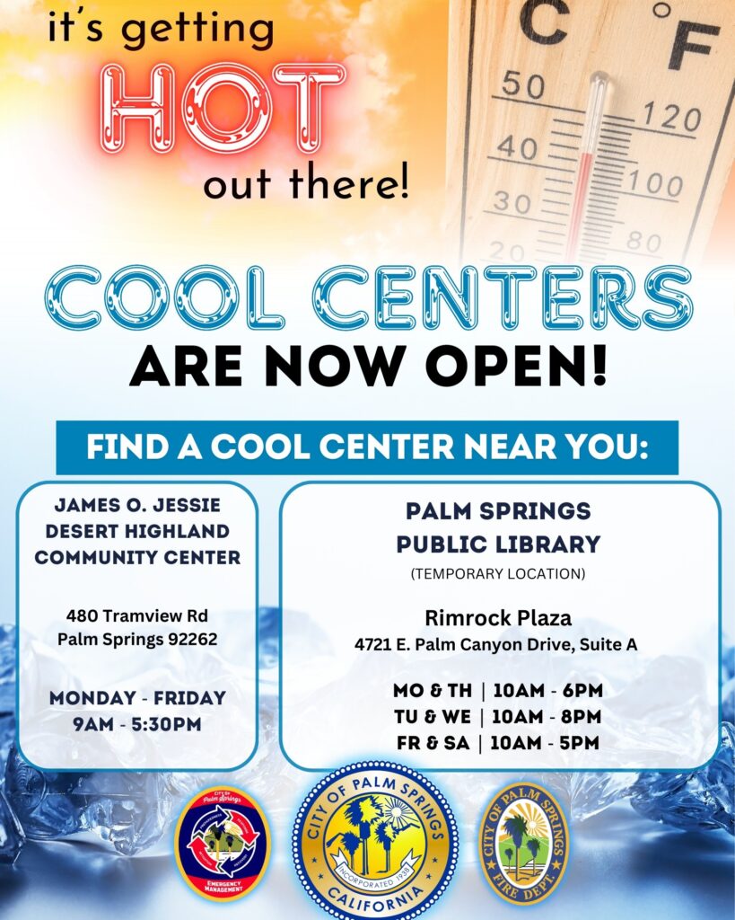 Altas Temperaturas Activan Centros De Enfriamiento En Palm Springs - Calor Excesivo - Noticias Notivalle Altas Temperaturas Activan Centros De Enfriamiento En Palm Springs