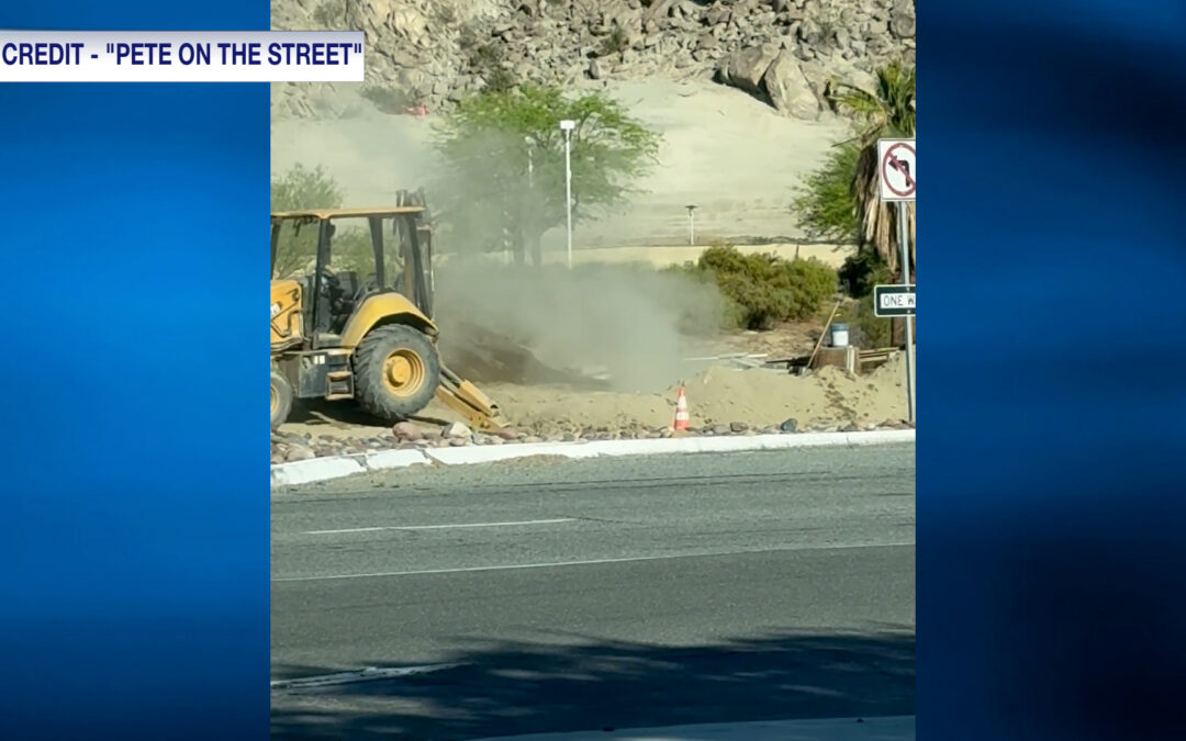 Fuga de gas de dos pulgadas provoca cierre de carriles en La Quinta