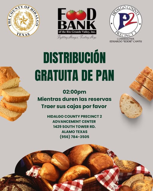 Distribución Gratuita de Pan en Álamo, Texas: Asiste el 31 de marzo de 2026