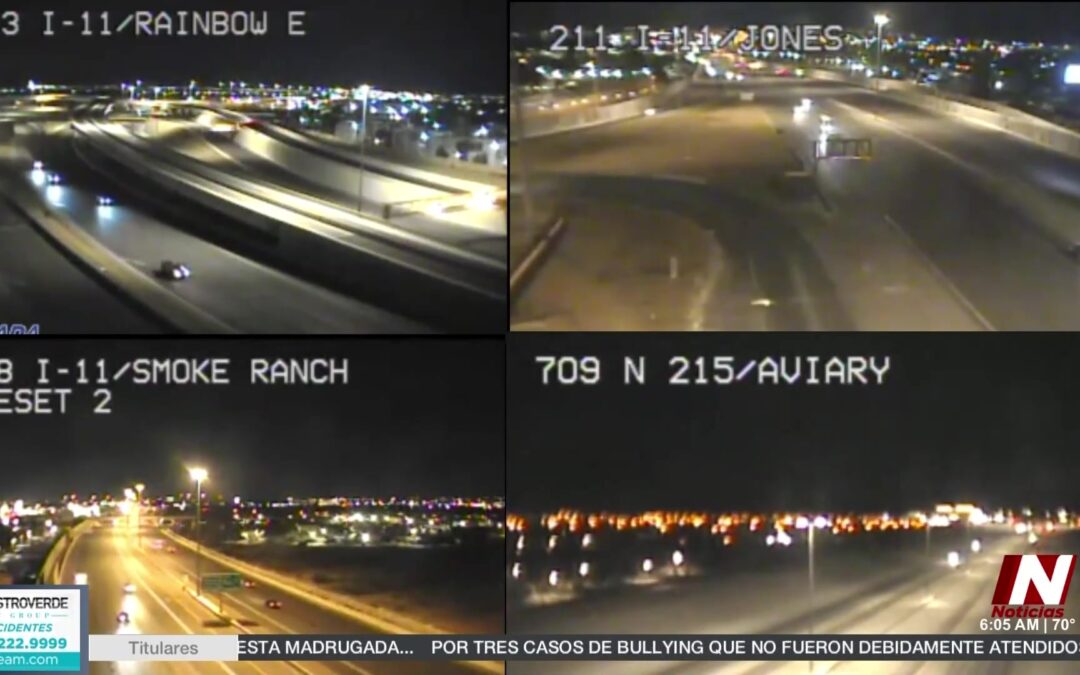 Tráfico sin Complicaciones en Las Carreteras de Las Vegas Esta Mañana