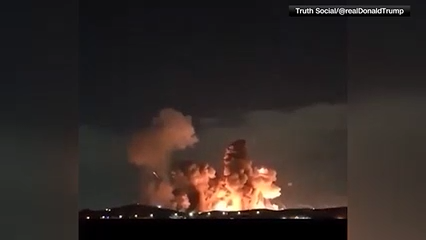 Ataque en Irán: Trump Difunde Video del Bombardeo de Municiones