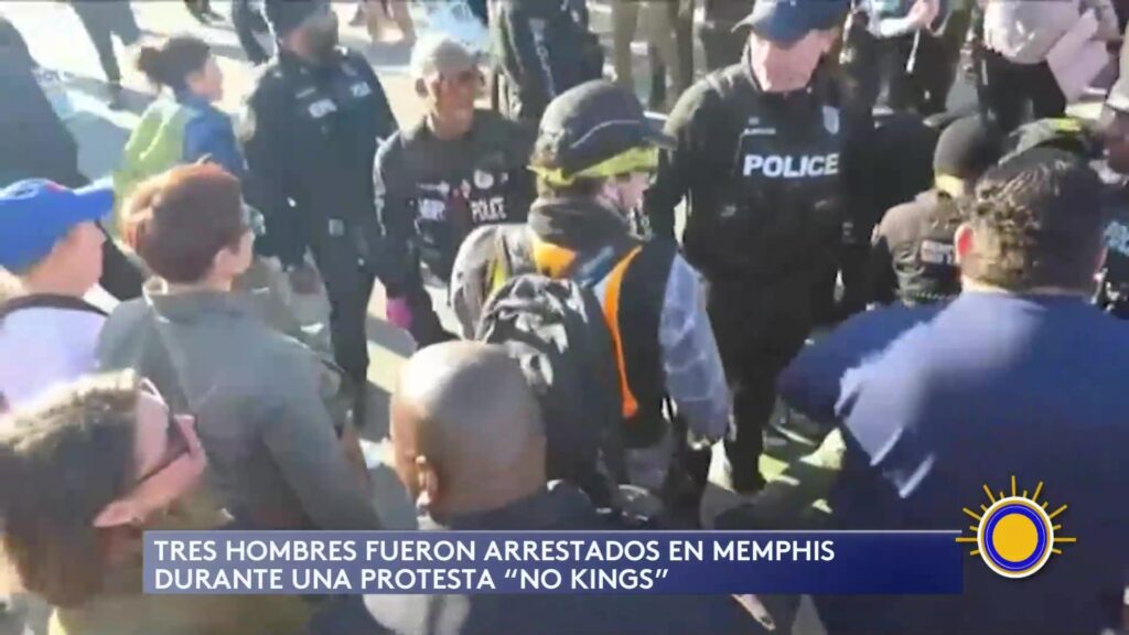 Tensión En Memphis: Protestas Del Movimiento No Kings Desatan Arrestos