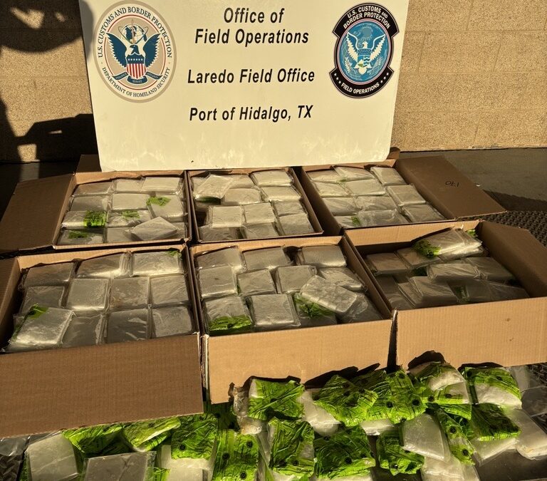 Impactante Incautación: CBP Confisca Metanfetamina por $2.6 Millones en Puente Internacional de Pharr