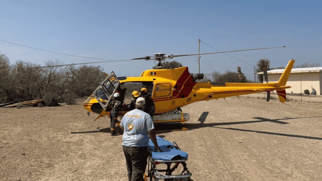 Impactante Accidente En General Terán: Hombre Rescatado En Helicóptero Tras Ser Atropellado Por Su Camioneta
