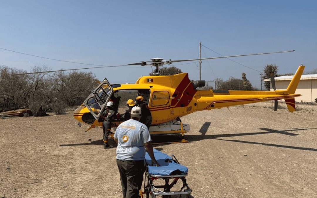 Impactante Accidente en General Terán: Hombre Rescatado en Helicóptero tras Ser Atropellado por su Camioneta