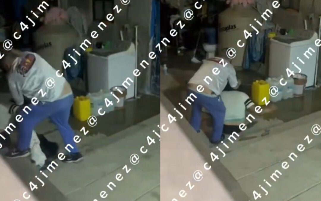 El Crusty capturado golpeando a su novia en medio de tráfico de drogas en Iztapalapa