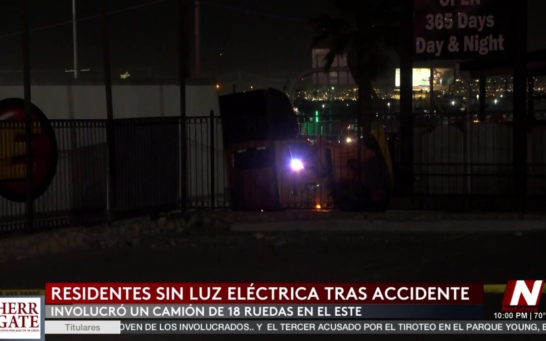 Apagón en Gateway West: Accidente Automovilístico Deja a Miles sin Electricidad