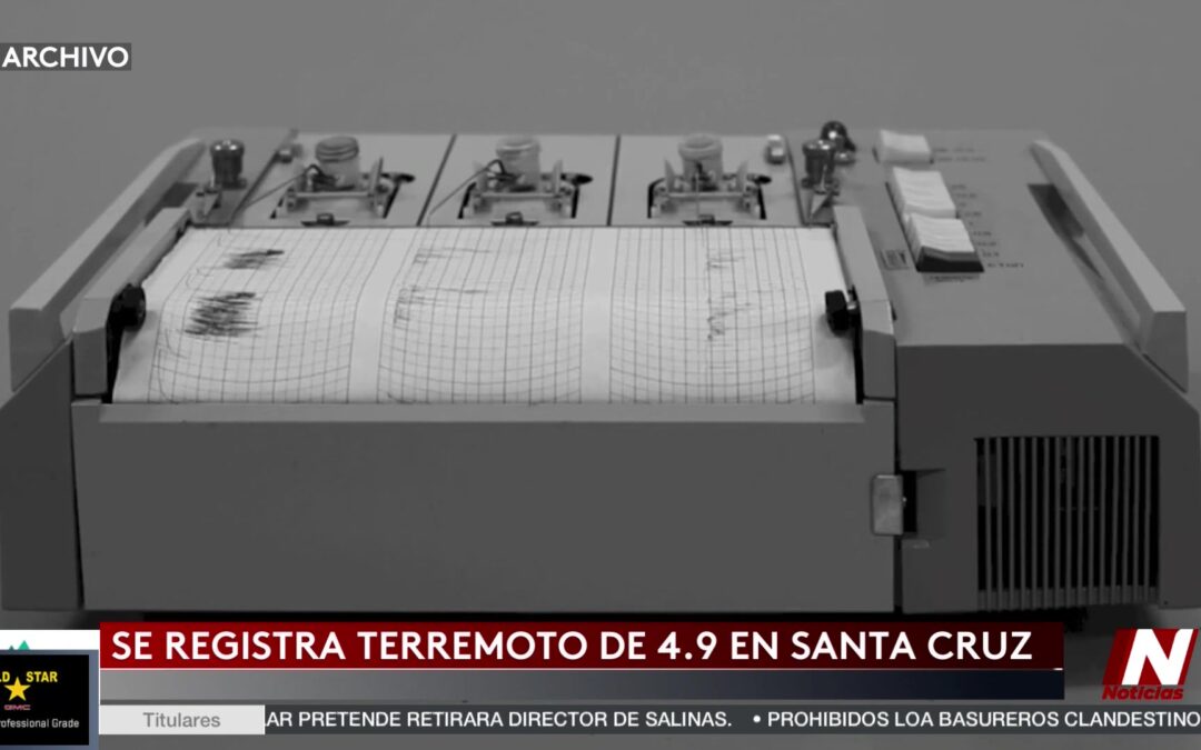Sismo de 4.9 Sacude Santa Cruz: Alertas Sísmicas en Acción