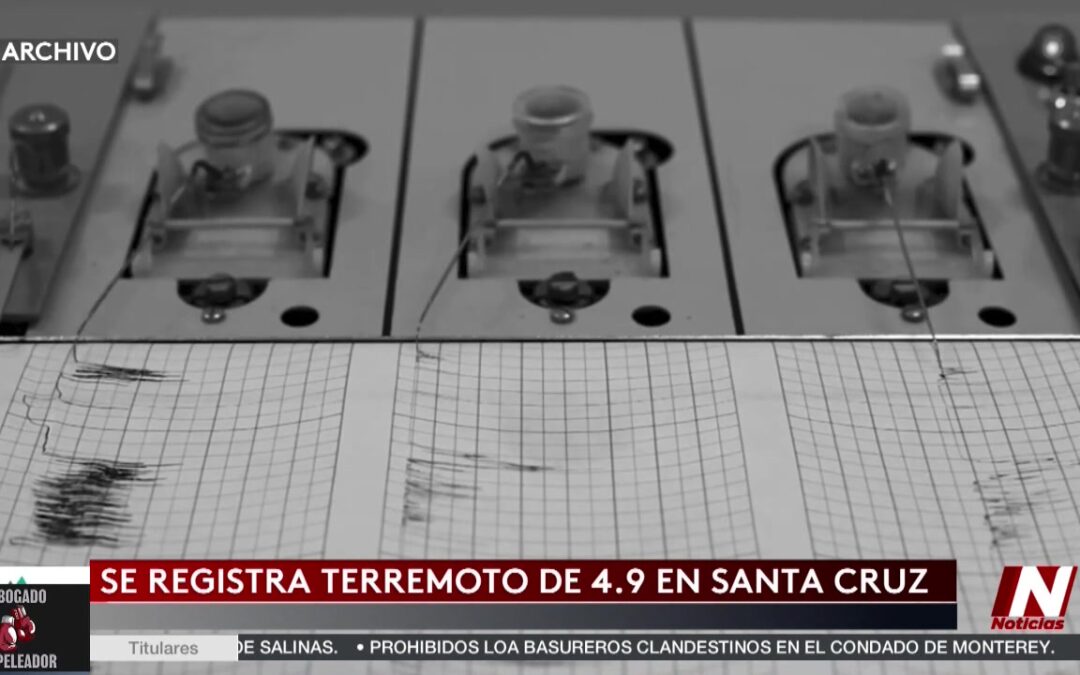 Sismo en Santa Cruz Alerta a la Costa Central de California