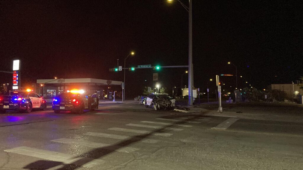 Impactante Accidente En El Paso: Patrulla Impactada En Piedras Y Paisano
