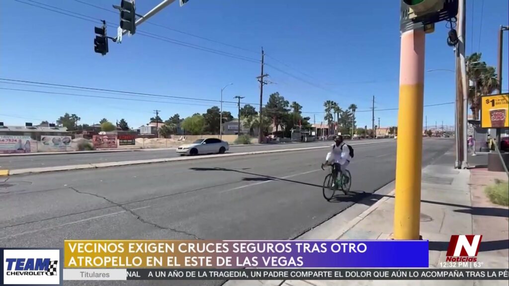 Vecinos Exigen Acción Por La Seguridad Vial En Charles Y Mojave