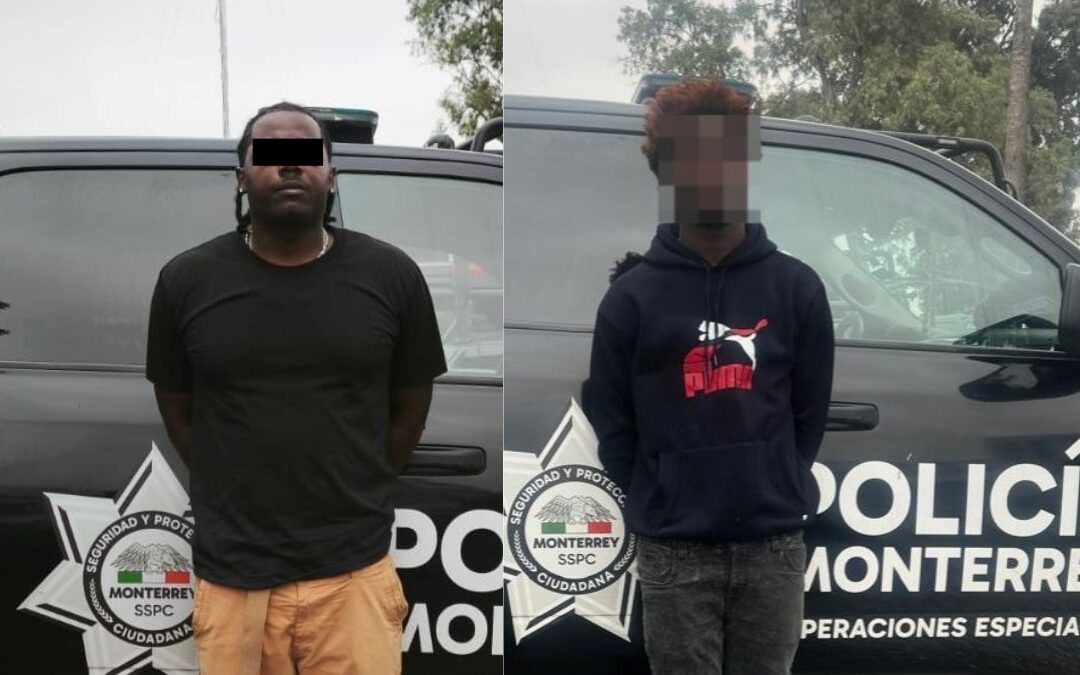 Detención de Haitianos con Droga en la Colonia Talleres de Monterrey