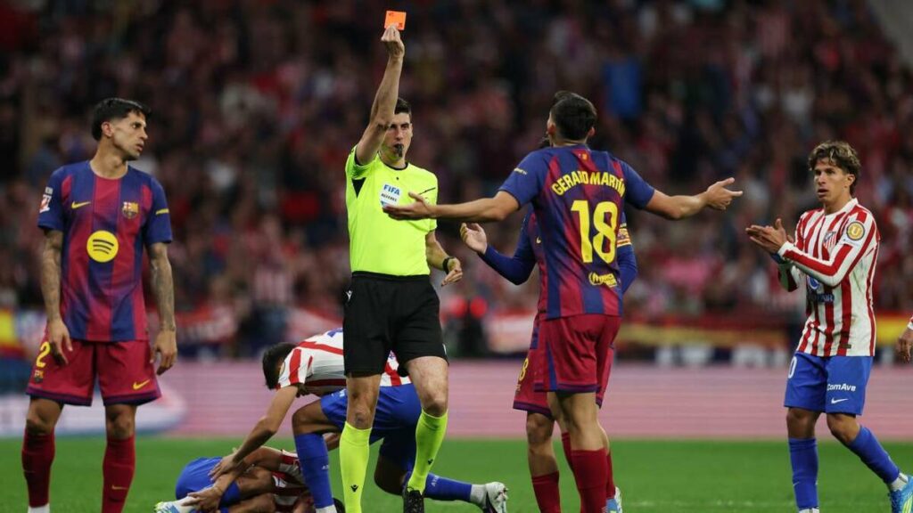 Atlético De Madrid Critica Fuerte Decisión Arbitral Sobre Expulsión De Jugador Del Barcelona - Noticias Notivalle Atlético De Madrid Critica Fuerte Decisión Arbitral Sobre Expulsión De Jugador Del Barcelona