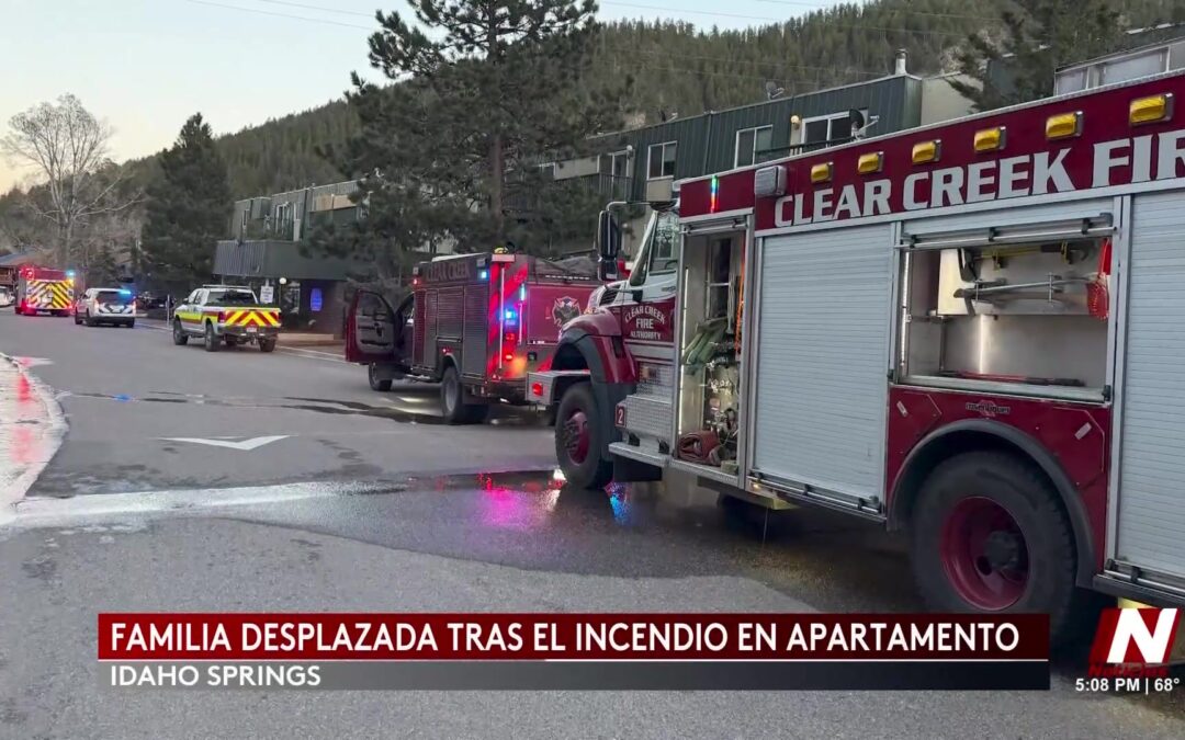 Incendio en Idaho Springs Deja a Pareja Desplazada: Respuesta Rápida de Bomberos Clear Creek