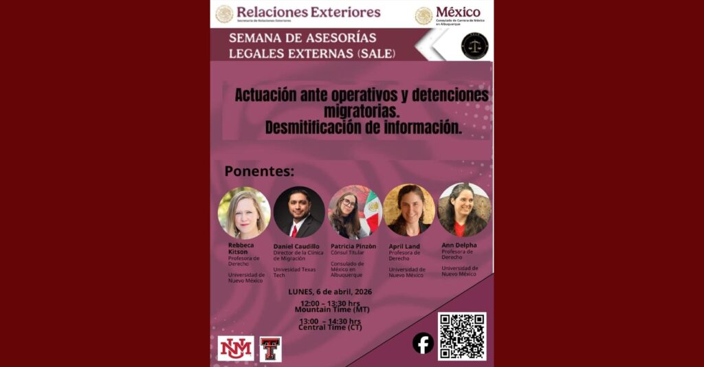 Cómo Actuar Ante Una Detención Migratoria: Webinar Del Consulado De México En Albuquerque - Noticias Notivalle Cómo Actuar Ante Una Detención Migratoria: Webinar Del Consulado De México En Albuquerque