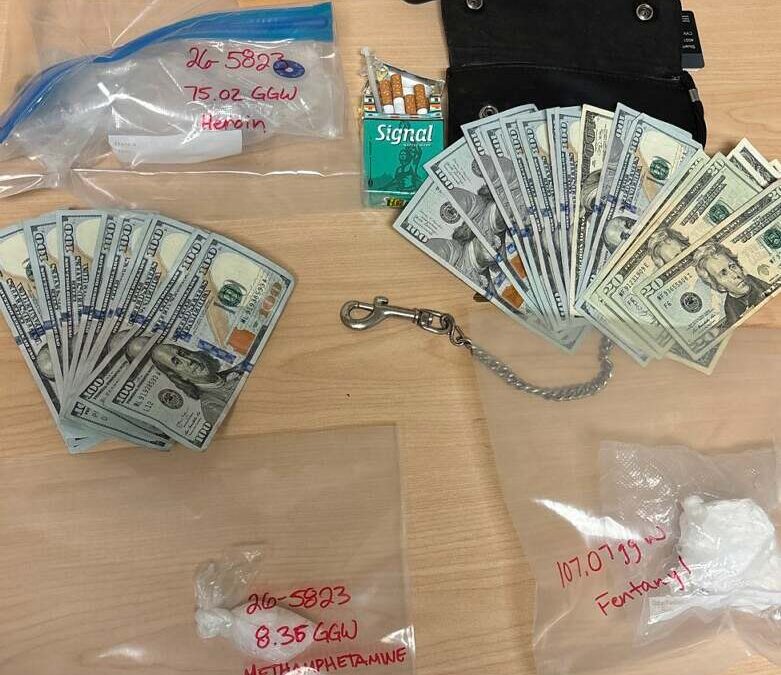 Detención en Reno: Hombre de California arrestado con gran cantidad de fentanilo tras persecución