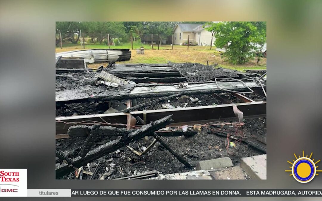 Impactante Incendio en Donna Deja a Madre y Cinco Hijos sin Hogar